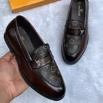 Lv premium loafers shoes - AmazingBaba
