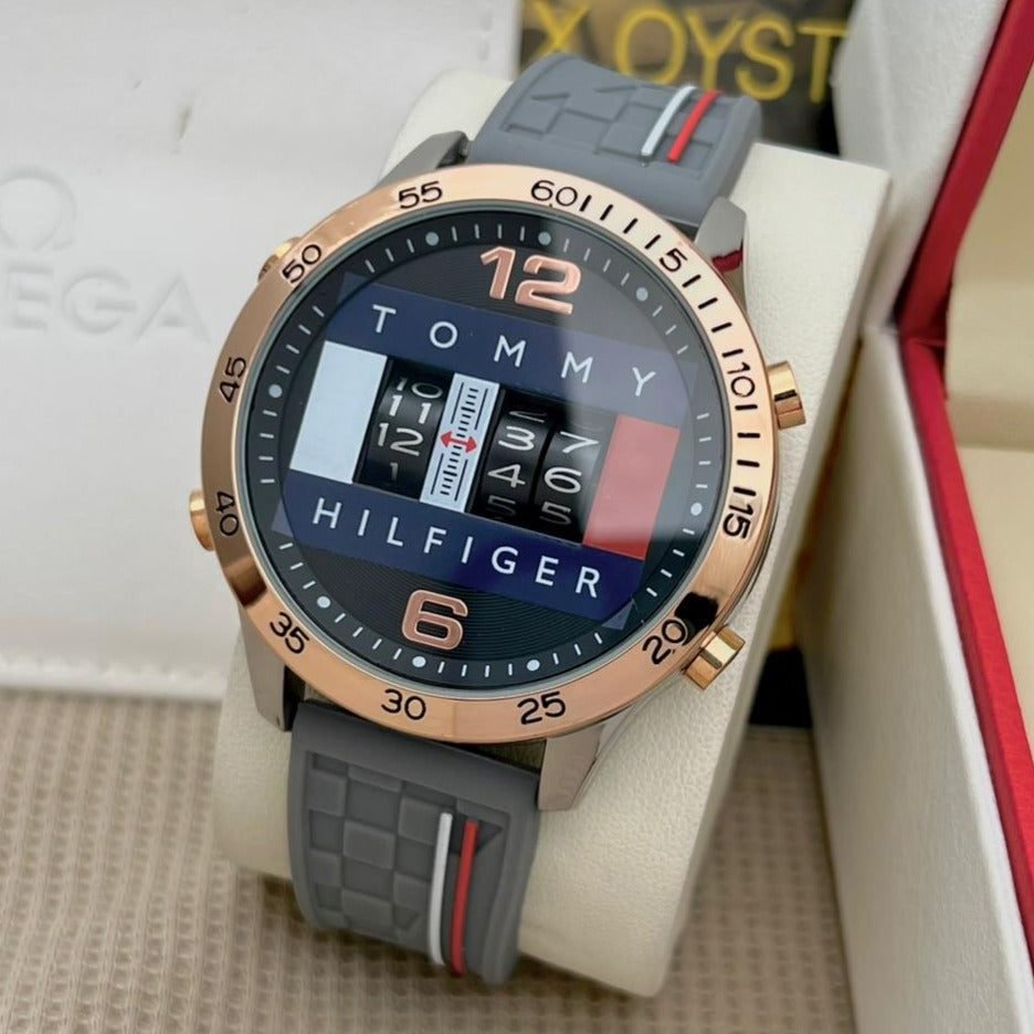 rn-image_picker_lib_temp_11406dfe-5707-43b5-adb6-73967ac10dbb Tommy Drum roller watch full Rose silver watch - AmazingBaba