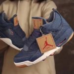 Nk Air jardan 4 denim shoes - Image 8