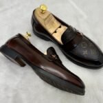 Lv premium unisex luxury loafers shoes - AmazingBaba