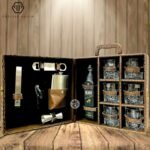 Pp Croc Leather Whisky Case - AmazingBaba