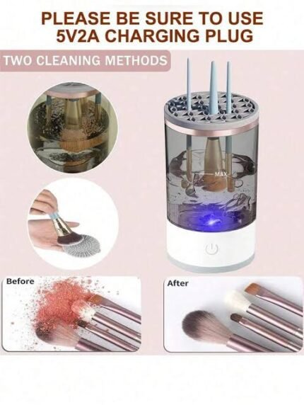 USB Make Up Brush Electric Cleaner Dryer - AmazingBaba
