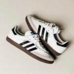 Ad samba black white shoes - AmazingBaba