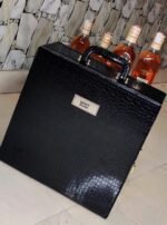 MB Crocodile Leather Whisky Case - AmazingBaba