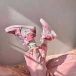 Air high digital pink shoes - AmazingBaba
