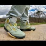 Air Retro 5 jade Shoes - AmazingBaba