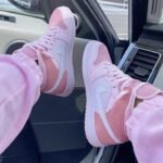 Air high digital pink shoes - AmazingBaba