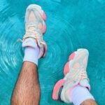 Nb 9060 baby shower blue shoes - AmazingBaba