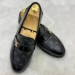 Lv premium unisex luxury loafers shoes - AmazingBaba