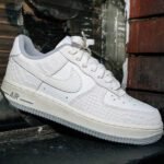 Nk Airforce 1 white python shoes - AmazingBaba
